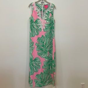 Lilly Pulitzer Monstera Leaf Maxi Dress